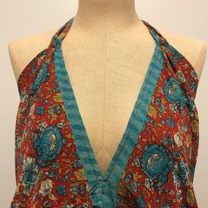 Indian Silk Boutique Soft Rich Paisley Dress -NWOT